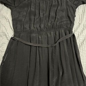 Luxology Charcoal Long Sleeve Dress